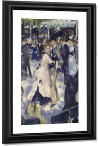 Le Moulin De La Galette, Detail Of The Dancers By Pierre Auguste Renoir Fine Art Print