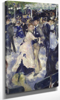Le Moulin De La Galette, Detail Of The Dancers By Pierre Auguste Renoir Fine Art Print