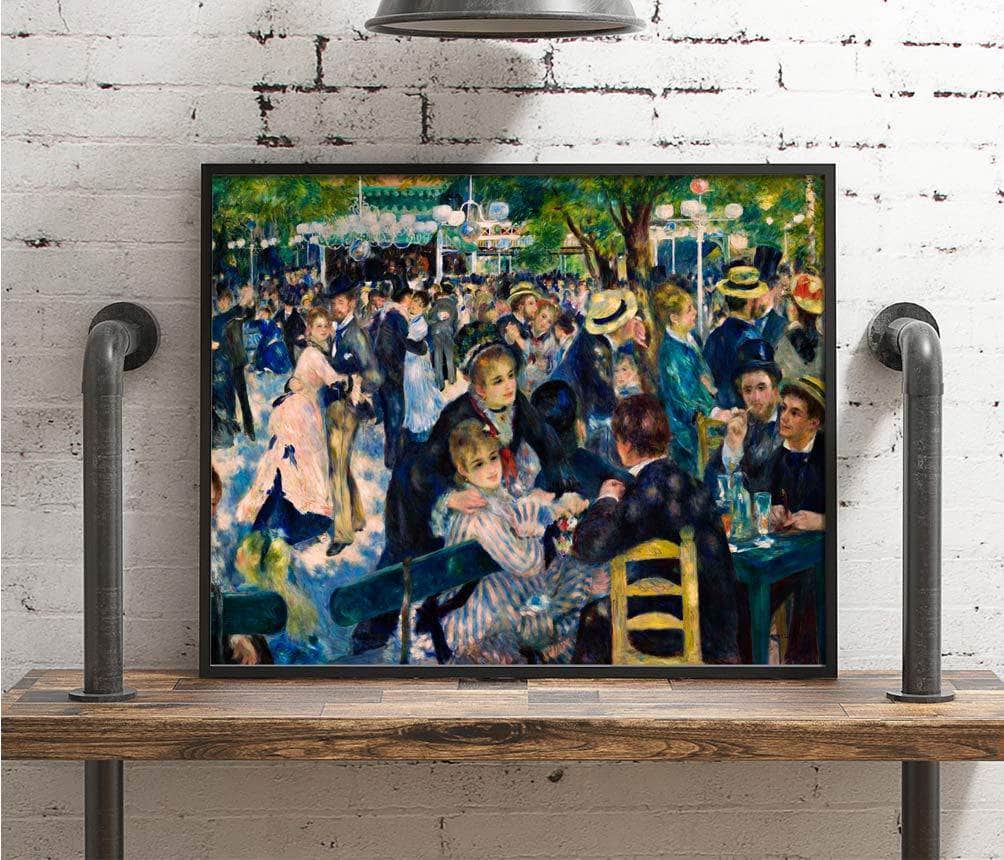 Le Moulin De La Galette Painting Auguste Renoir Canvas Art Fine Art Print