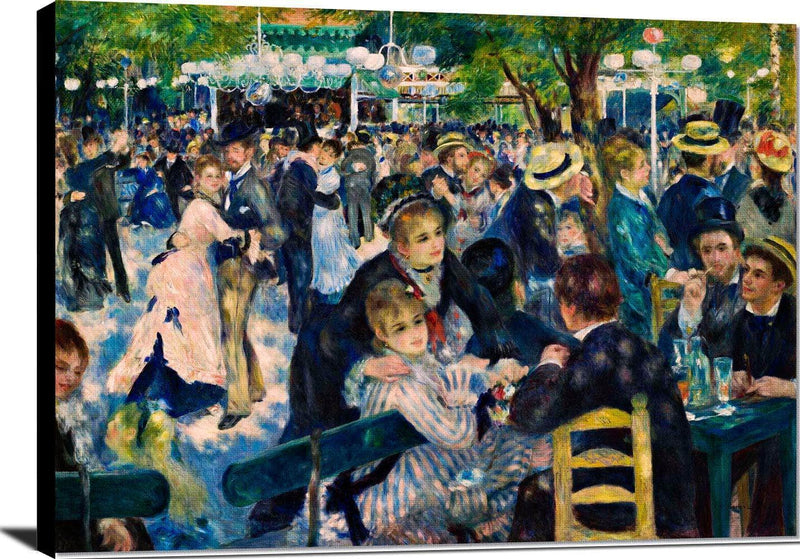 Le Moulin De La Galette Painting Auguste Renoir Canvas Art Fine Art Print