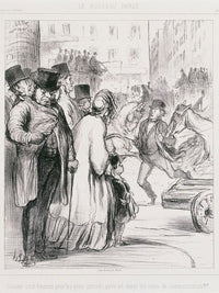 Le Nouveau Paris Comme C'est Heureux Pour Les Gens Presses Qu'on Ait Elargi Les Voies De Communication (The New Paris) By Honore Daumier Fine Art Print