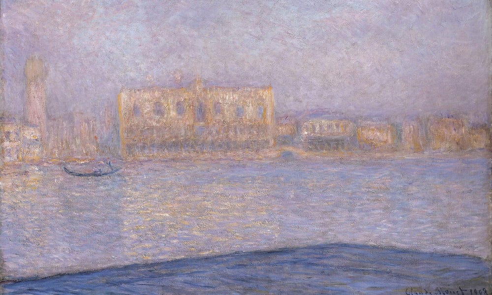 Le Palais Ducal Vu De Saint Georges Majeur By Claude Monet Fine Art Print