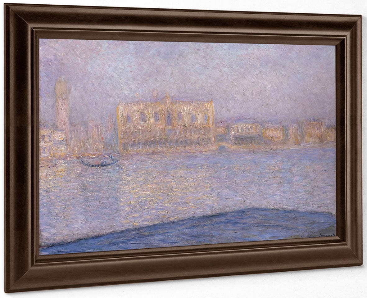 Le Palais Ducal Vu De Saint Georges Majeur By Claude Monet Fine Art Print