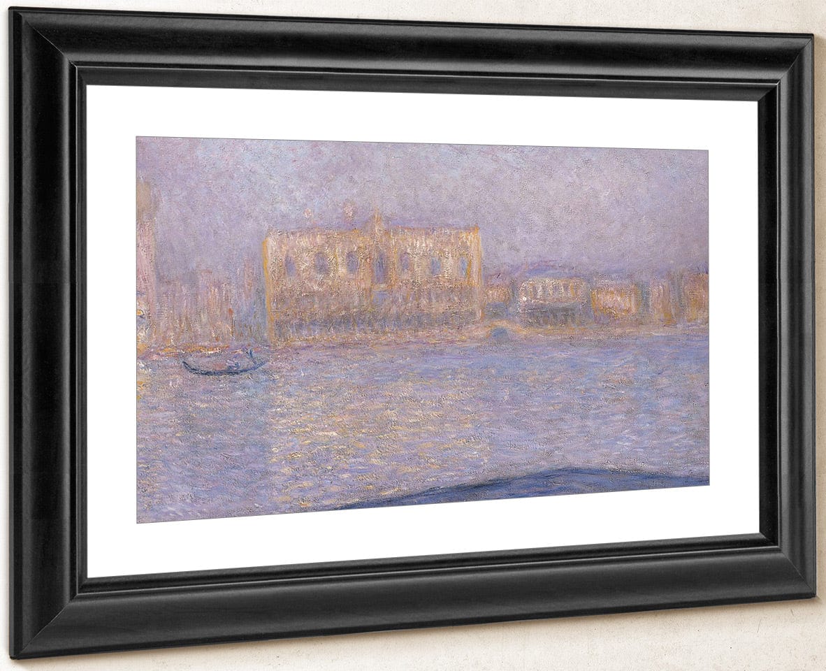 Le Palais Ducal Vu De Saint Georges Majeur By Claude Monet Fine Art Print