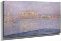 Le Palais Ducal Vu De Saint Georges Majeur By Claude Monet Fine Art Print