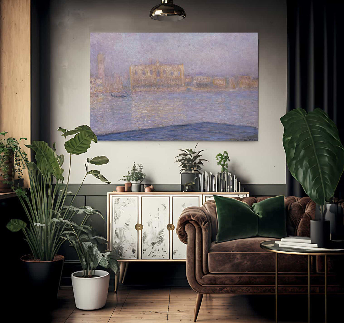 Le Palais Ducal Vu De Saint Georges Majeur By Claude Monet Fine Art Print