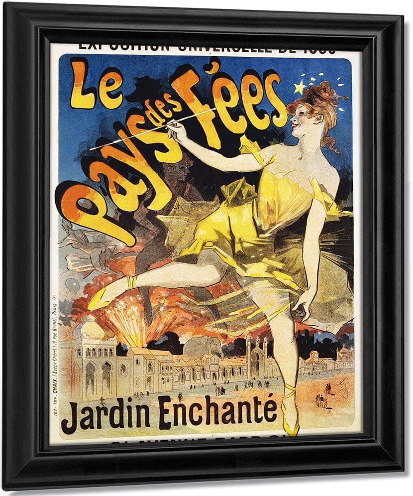 Le Pays Des Fees Poster By Jules Cheret Fine Art Print