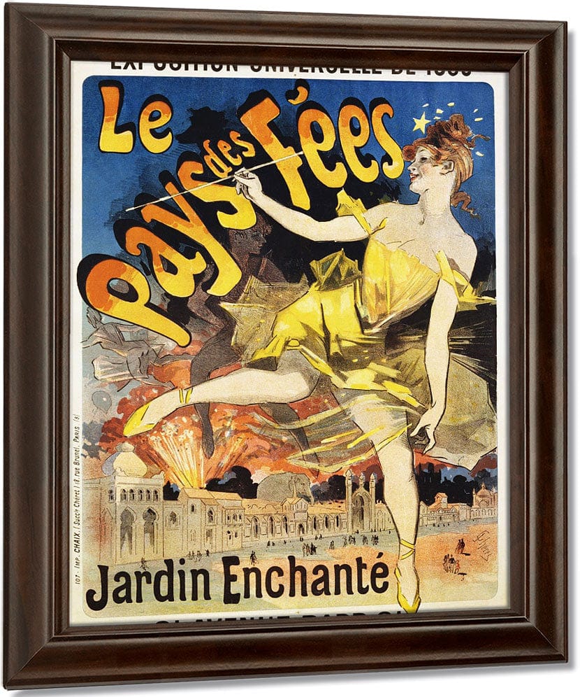Le Pays Des Fees Poster By Jules Cheret Fine Art Print