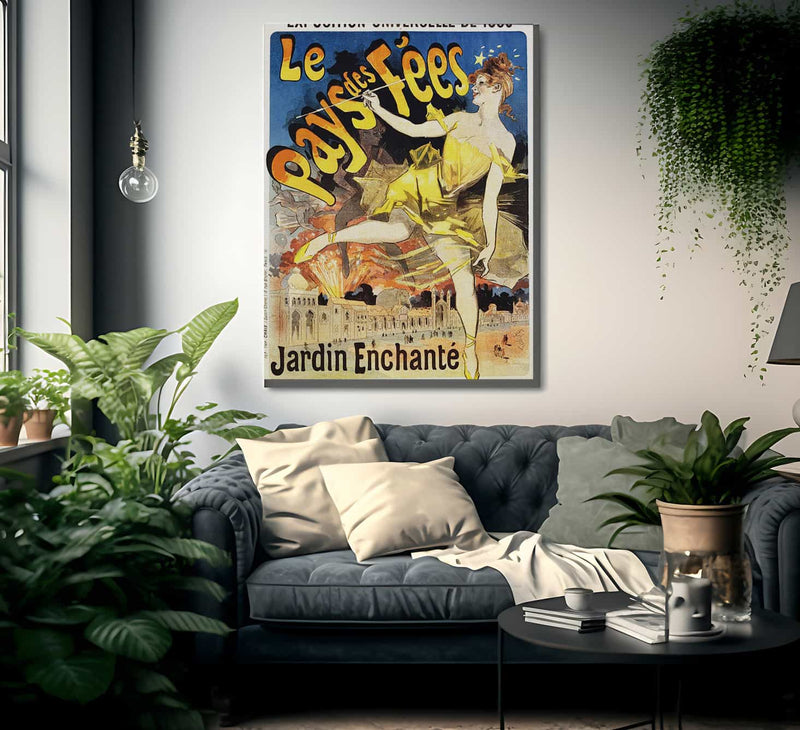 Le Pays Des Fees Poster By Jules Cheret Fine Art Print