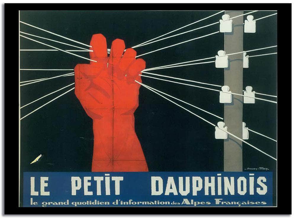 Le Petit Dauphinois  Vintage Poster Fine Art Print