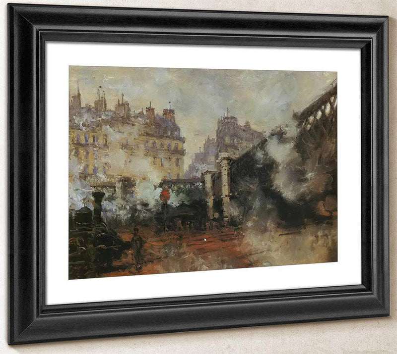 Le Pont De L'europe By Claude Monet Fine Art Print