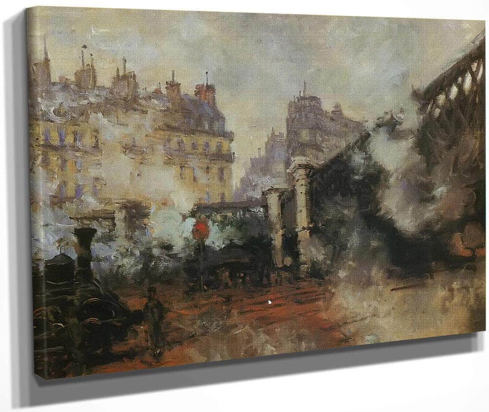 Le Pont De L'europe By Claude Monet Fine Art Print