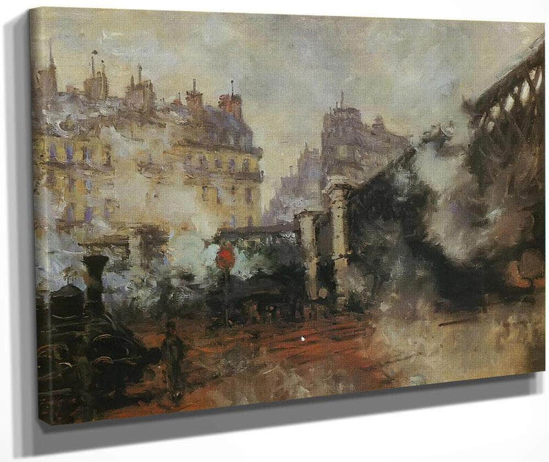 Le Pont De L'europe By Claude Monet Fine Art Print