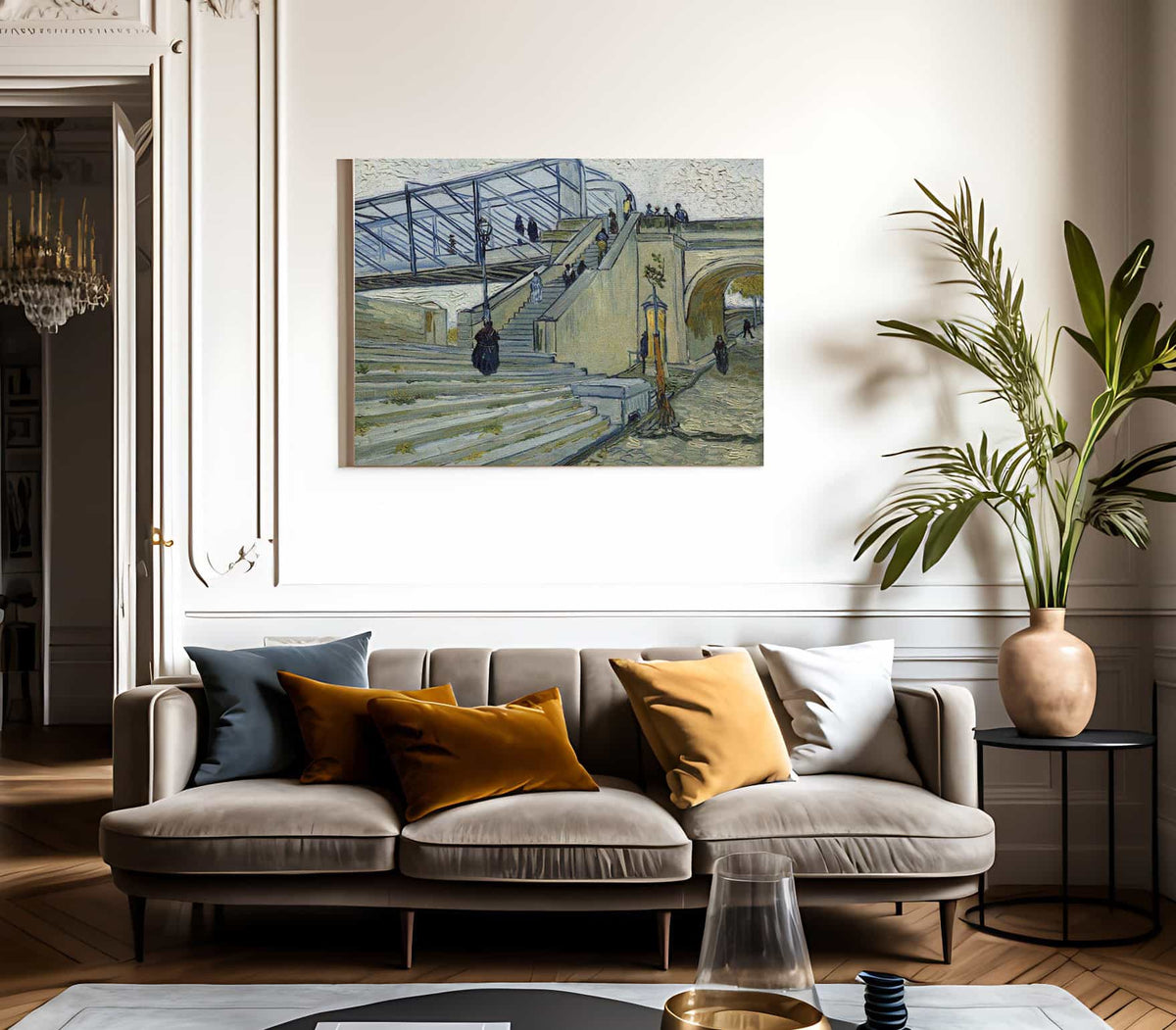 Le Pont De Trinquetaille By Vincent Van Gogh Fine Art Print