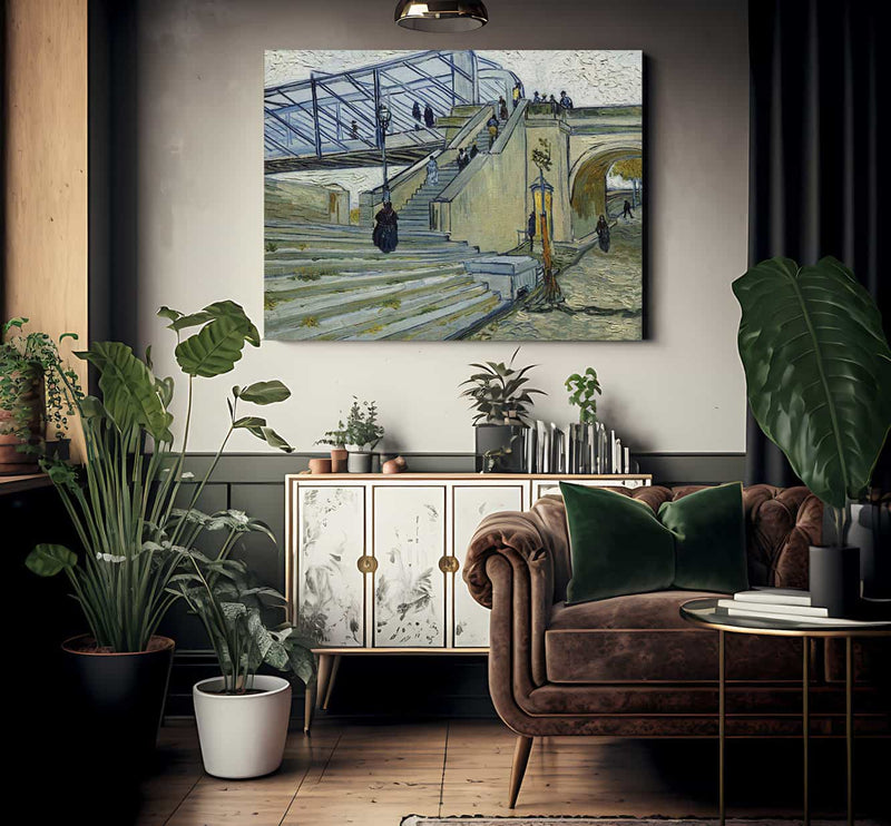 Le Pont De Trinquetaille By Vincent Van Gogh Fine Art Print