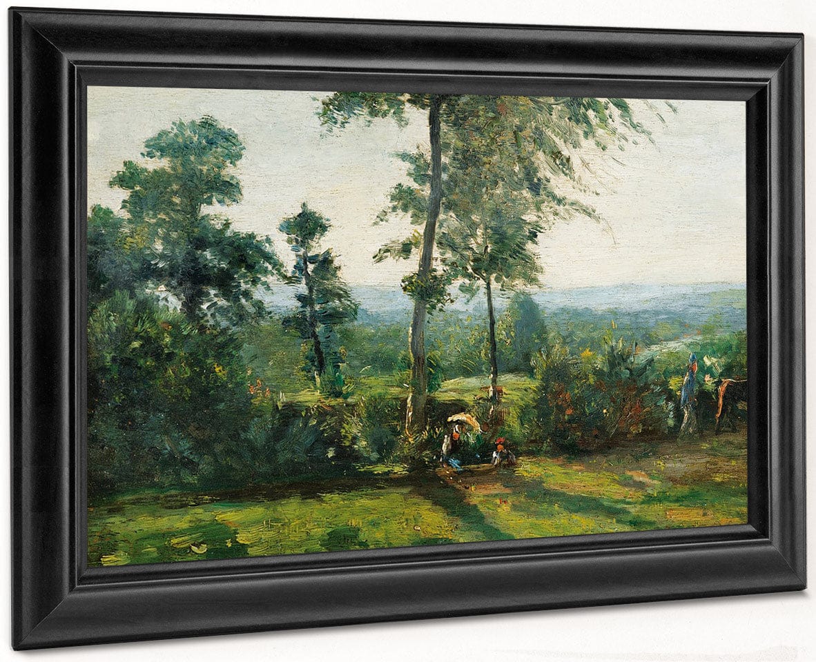 Le Repos Dans La Campagne By Karl Ouren Fine Art Print