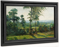 Le Repos Dans La Campagne By Karl Ouren Fine Art Print