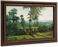 Le Repos Dans La Campagne By Karl Ouren Fine Art Print