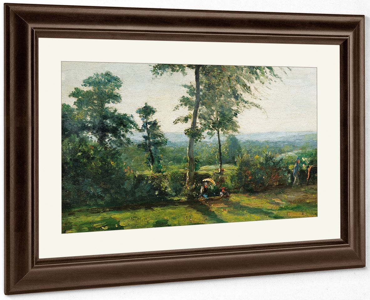 Le Repos Dans La Campagne By Karl Ouren Fine Art Print