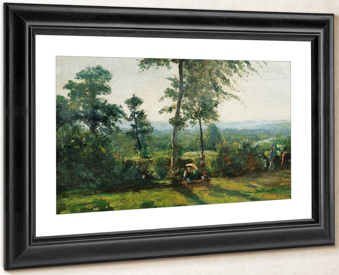 Le Repos Dans La Campagne By Karl Ouren Fine Art Print