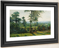 Le Repos Dans La Campagne By Karl Ouren Fine Art Print