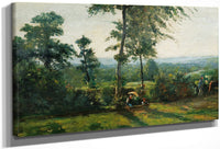 Le Repos Dans La Campagne By Karl Ouren Fine Art Print