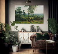 Le Repos Dans La Campagne By Karl Ouren Fine Art Print