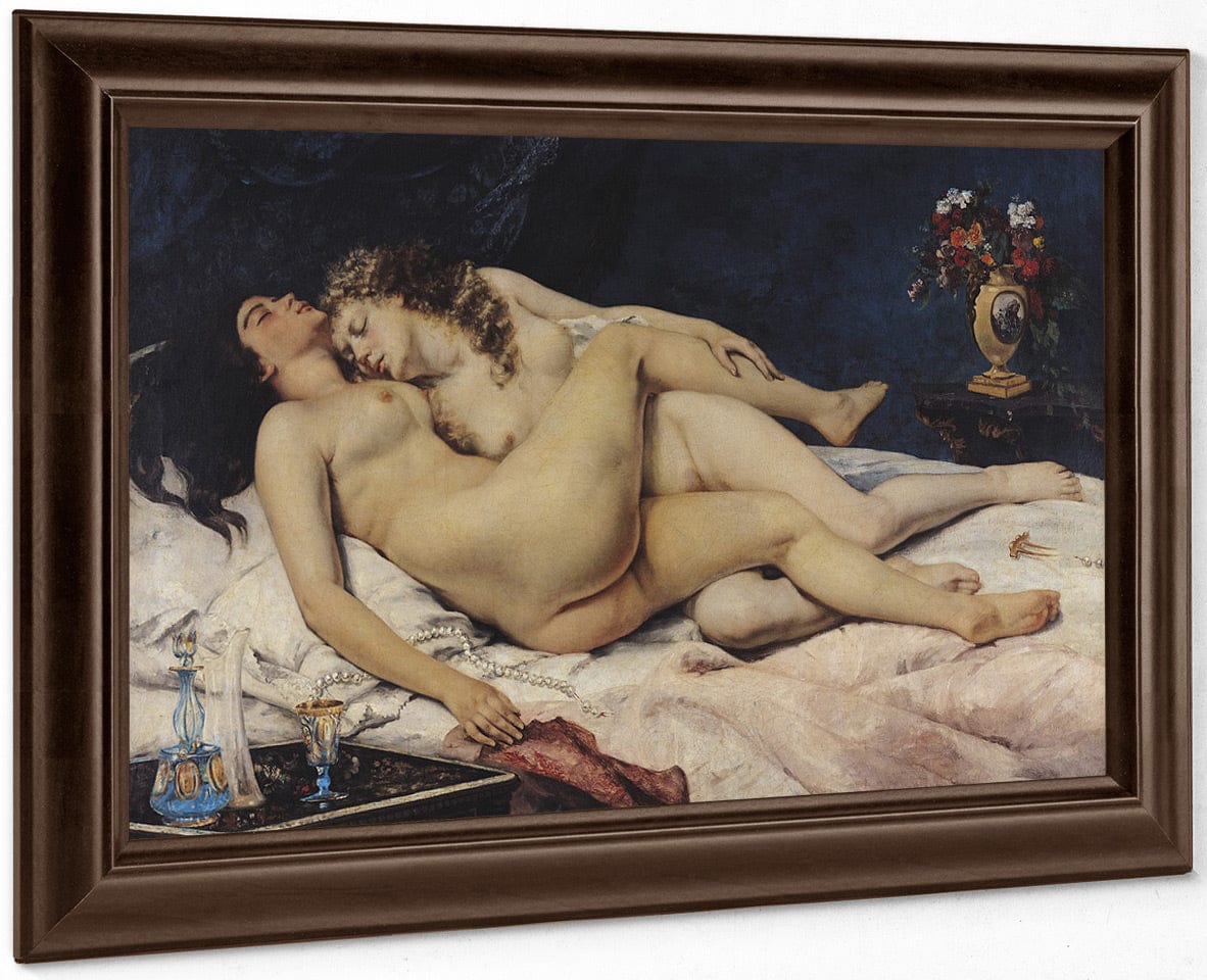 Le Sommeil By Jean Desire Gustave Courbet Fine Art Print