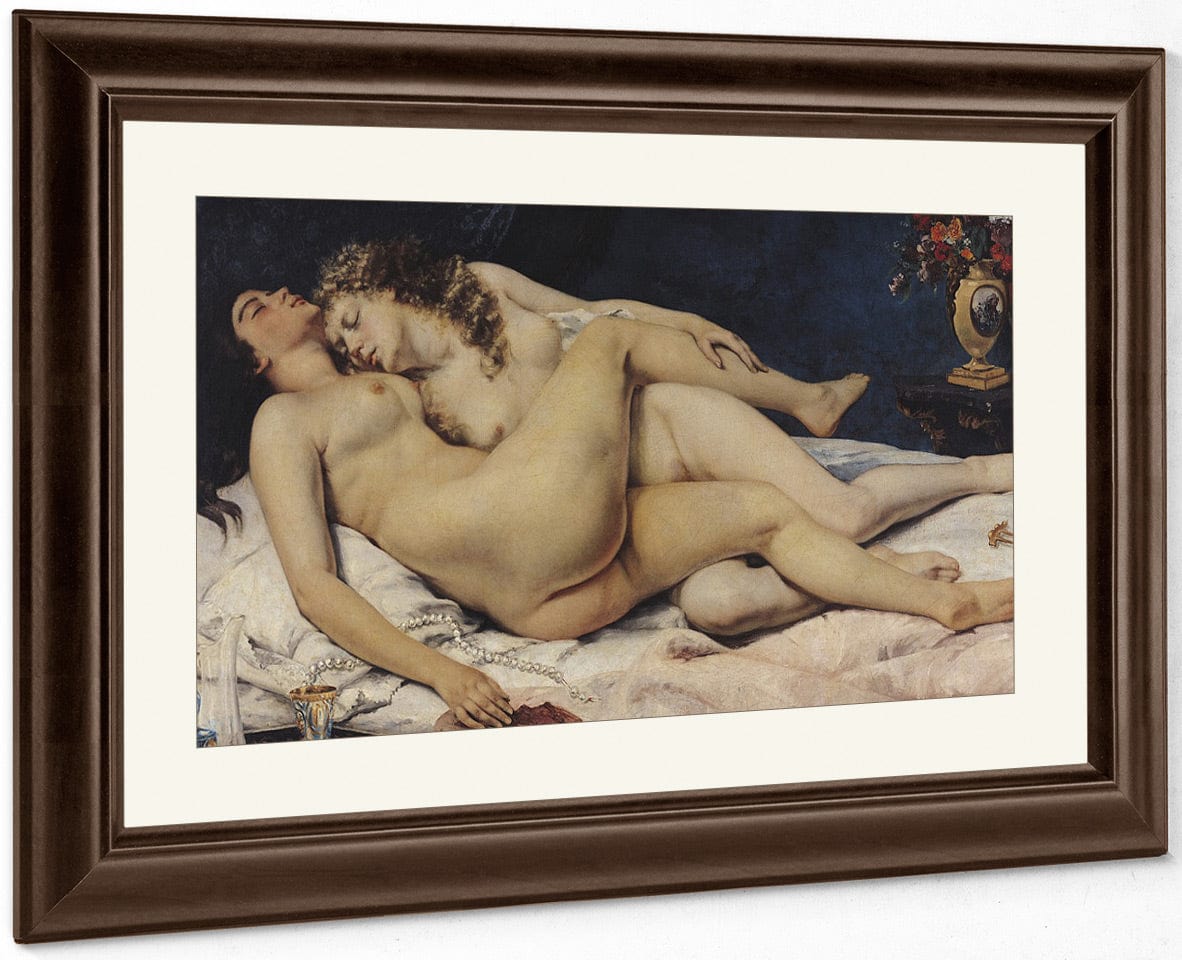 Le Sommeil By Jean Desire Gustave Courbet Fine Art Print