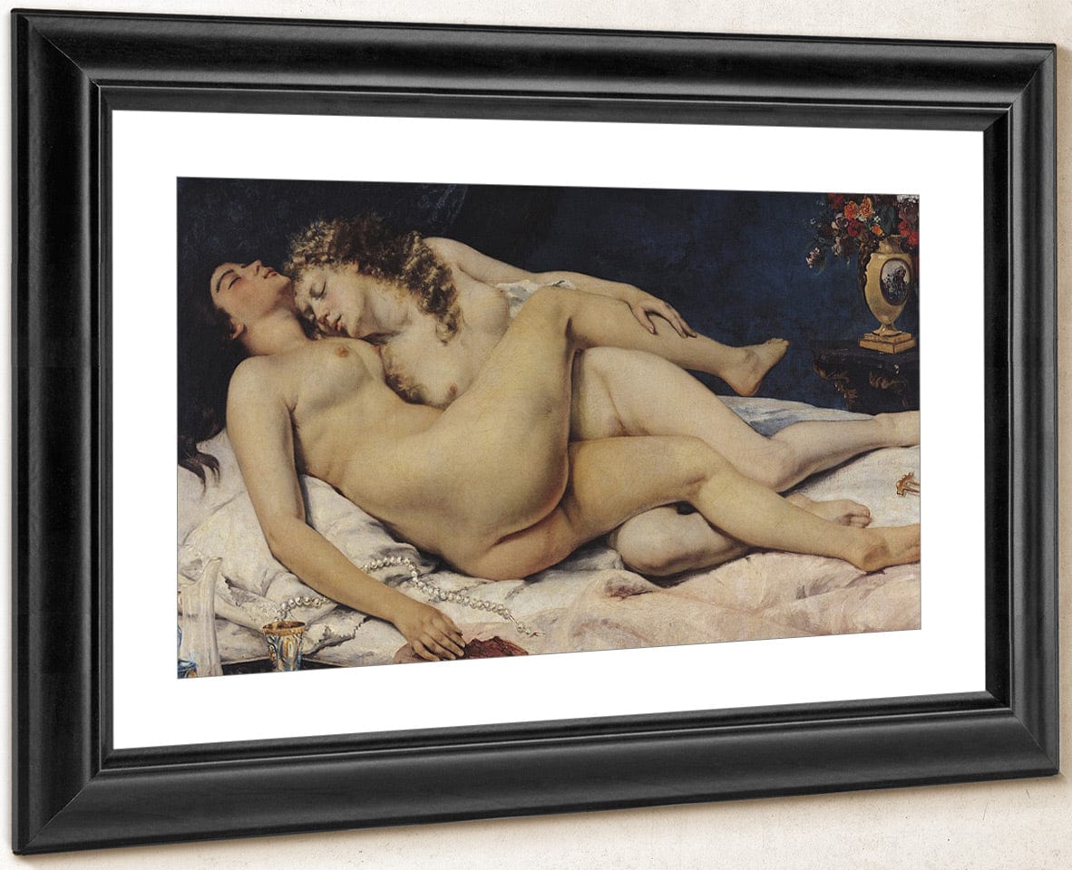 Le Sommeil By Jean Desire Gustave Courbet Fine Art Print