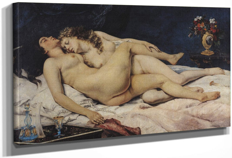 Le Sommeil By Jean Desire Gustave Courbet Fine Art Print