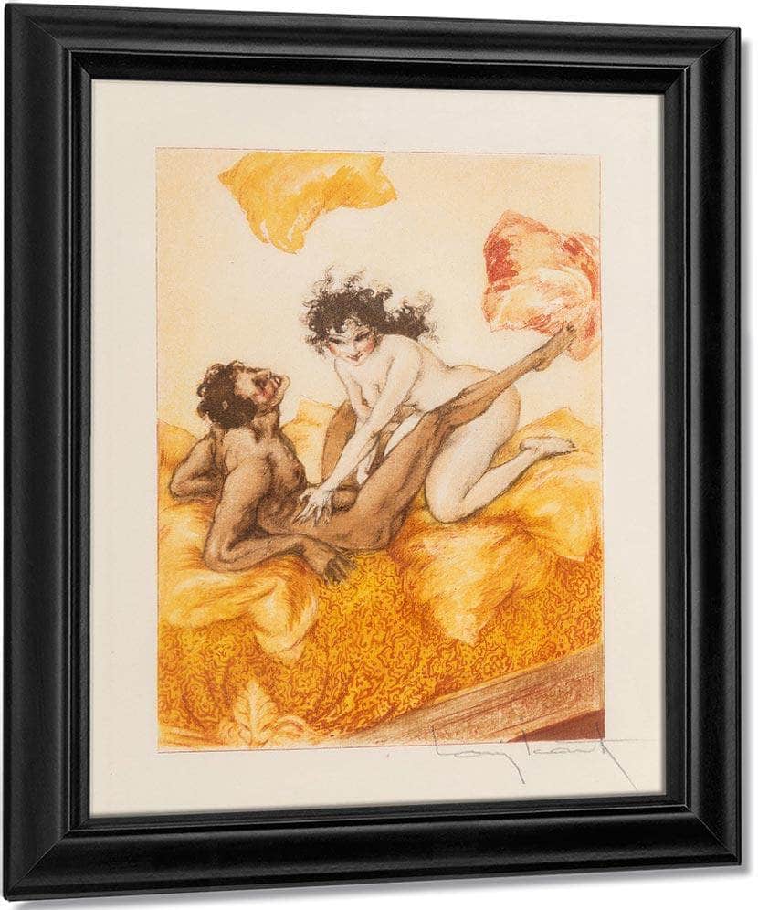 Le Sopha 1935 By Louis Icart Fine Art Print