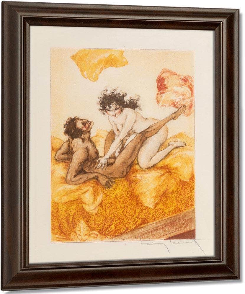 Le Sopha 1935 By Louis Icart Fine Art Print