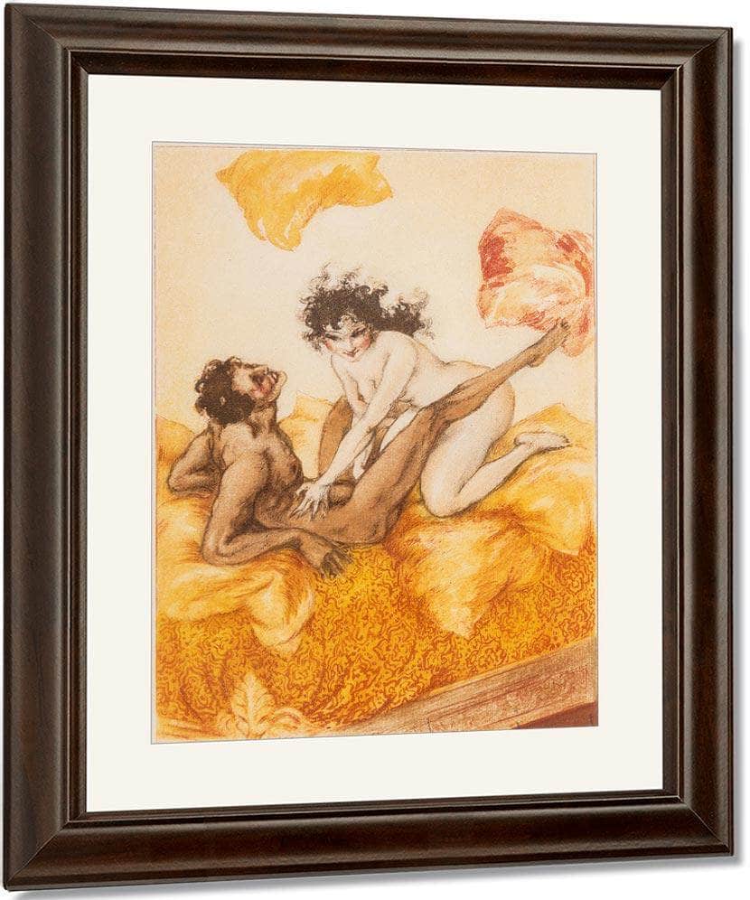 Le Sopha 1935 By Louis Icart Fine Art Print