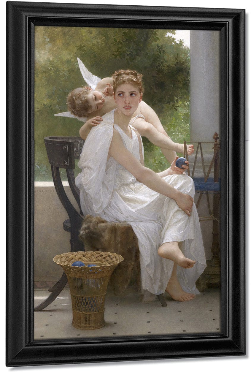 Le Travail Interrompu By William Adolphe Bouguereau Fine Art Print