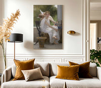 Le Travail Interrompu By William Adolphe Bouguereau Fine Art Print