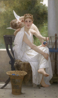 Le Travail Interrompu By William Adolphe Bouguereau Fine Art Print