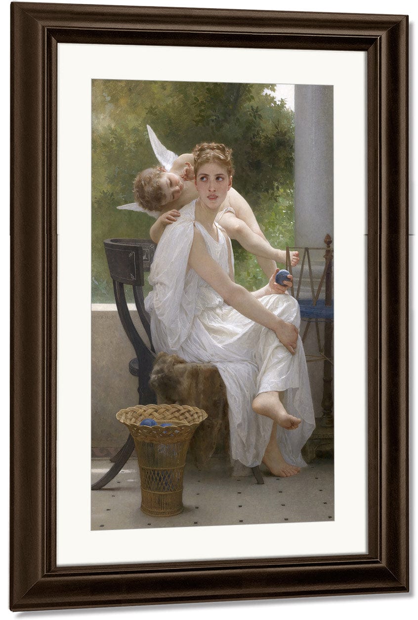 Le Travail Interrompu By William Adolphe Bouguereau Fine Art Print