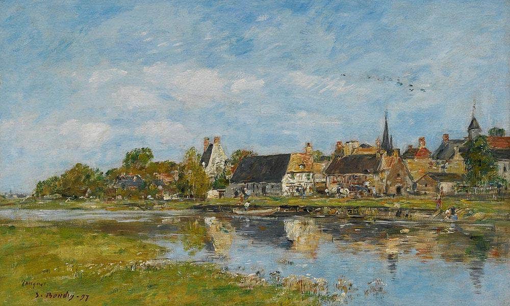 Le Vieux Port De Touques By Robert Reid Fine Art Print