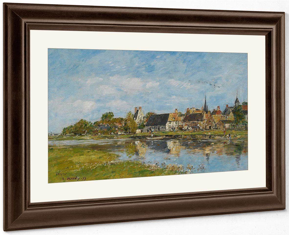 Le Vieux Port De Touques By Robert Reid Fine Art Print