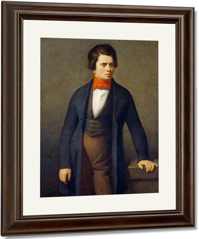 Leconte De Lisle By Jean Francois Millet Fine Art Print