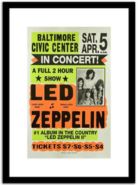 Led Zeppelin  Wpa Vintage Advertising Fine Art Print
