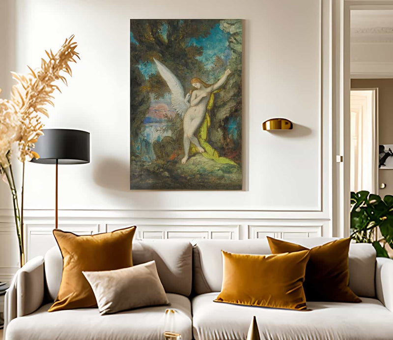 Leda And The Swan 1882 By Gustave Moreau Fine Art Print