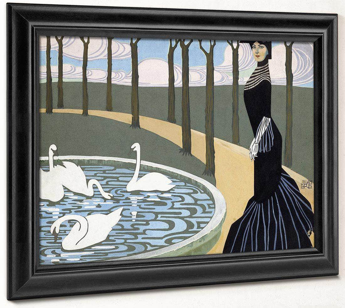 Leda By Juan Gris Fine Art Print