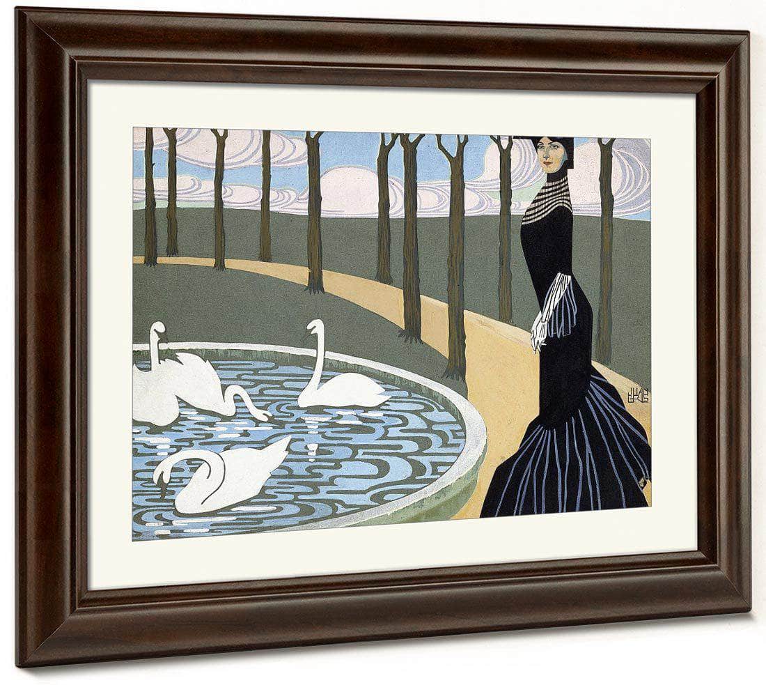 Leda By Juan Gris Fine Art Print