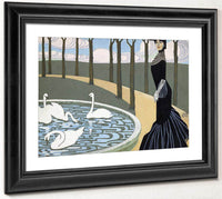 Leda By Juan Gris Fine Art Print