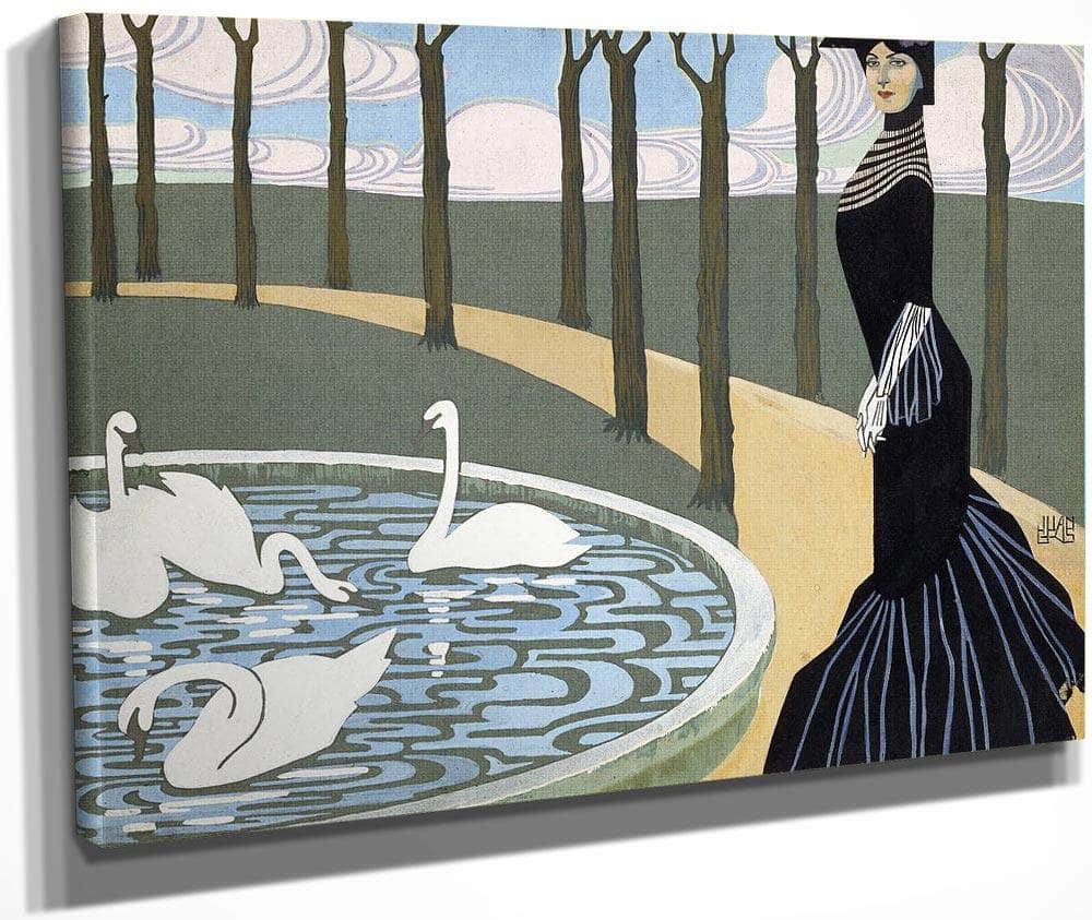 Leda By Juan Gris Fine Art Print