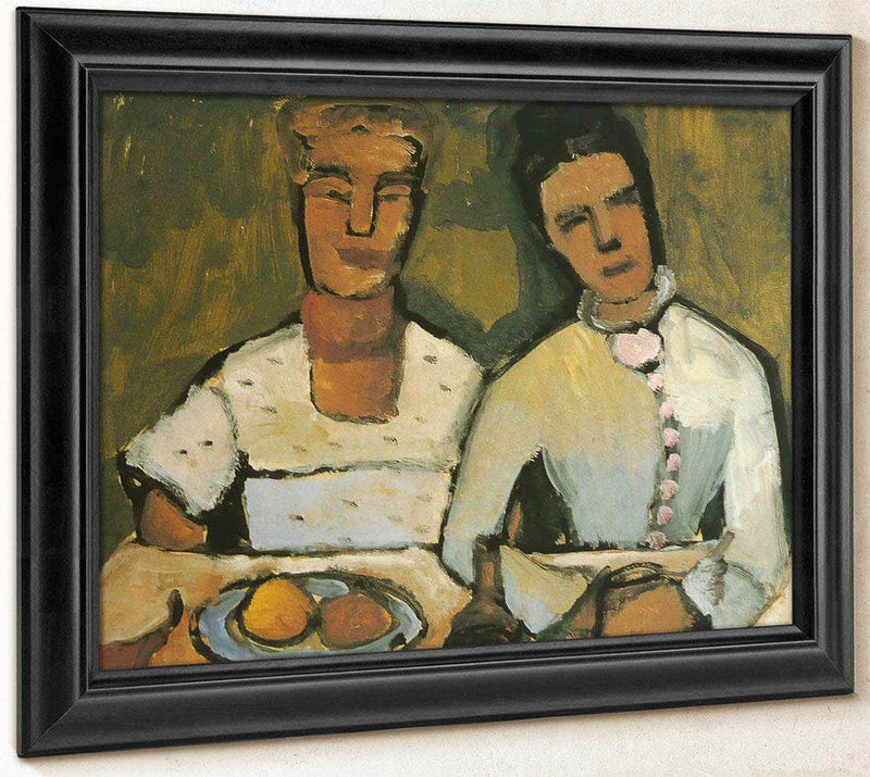 Lee Hoetger And Her Sister By Paula Modersohn Becker Fine Art Print