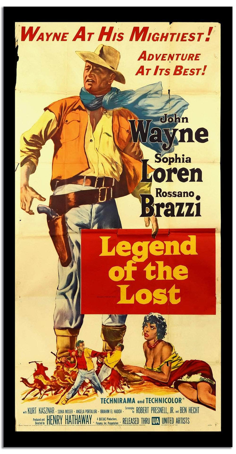 Legend Of The Lost  Vintage Movie Poster Fine Art Print
