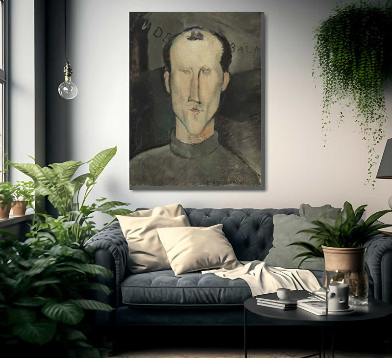 Leon Indenbaum By Amedeo Modigliani Fine Art Print